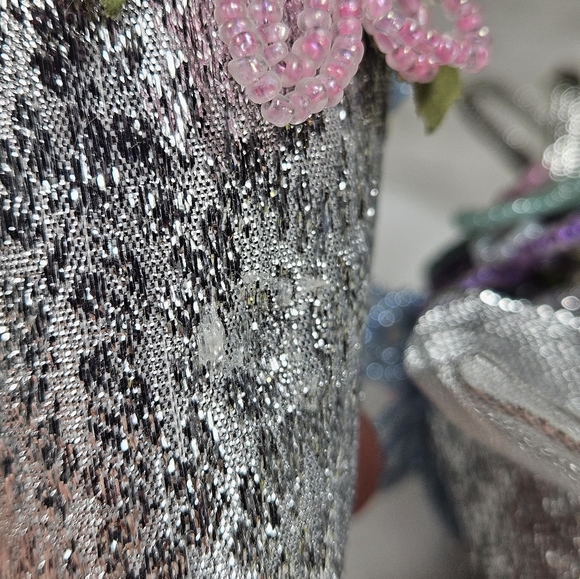 Vintage Hand Beaded Avon Ice Cream Cone Christmas Tree Ornament Set 3 - Picture 4 of 6